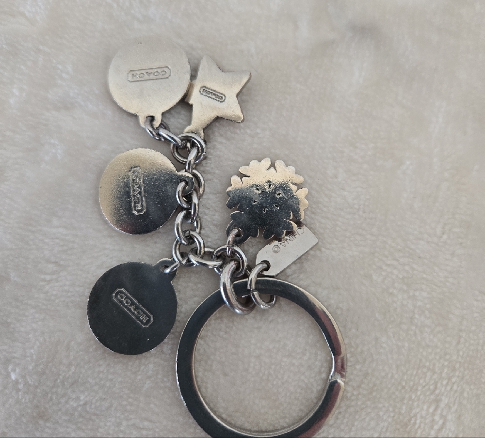 Coach Multicolor Charm Keychain - Picture 2 of 2
